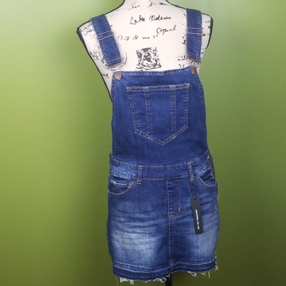 Dollhouse Dresses & Skirts - Denim Overall Jean Skirt {Dollhouse}